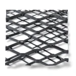 Hot Rolled Black Steel Expanded Metal Mesh Bahri 4.8 mm Thickness 1.22 m Width 3 m Length