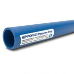 HDPE Pipes PE 100 Pressure 6 Bar Outside Diameter 400 mm Thickness 14.5 mm Blue | NEPROPLAST