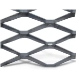 Hot Rolled Steel Expanded Metal Mesh Bahri 5.8 mm Thickness 1.22 m Width 3 m Length