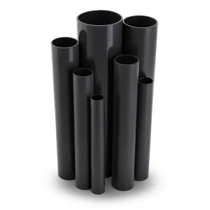 UPVC Pipes 21 Bar Pressure 60.2 mm Diameter 5.5 mm Thickness Black