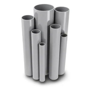 مواسير UPVC ضغط اسمي 21 بار قطر خارجي 60.5 مم سمك 6.3 مم لون رمادي