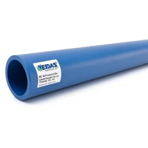 مواسير HDPE نيبروبلاست PE 100 ضغط 6 بار قطر خارجي 500 مم سمك 18.2 مم أزرق | نيبروبلاست