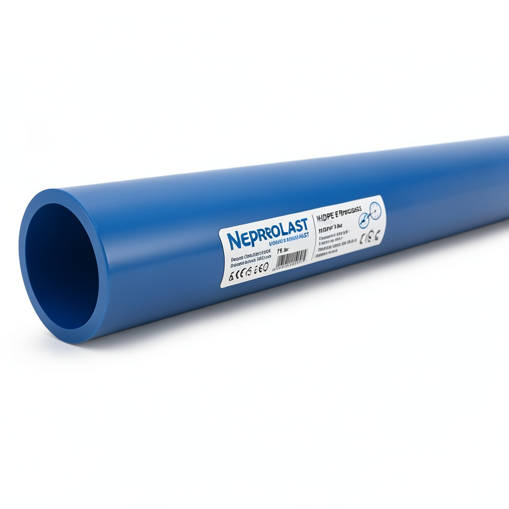 مواسير HDPE نيبروبلاست PE 100 ضغط 6 بار قطر خارجي 560 مم سمك 20.3 مم أزرق | نيبروبلاست