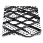 Hot Rolled Steel Expanded Metal Mesh 6 mm Thickness 1.22x3 m Black