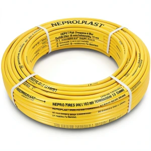 HDPE Pipes PE 100 Pressure 6 Bar Outside Diameter 50 mm Thickness 1.9 mm Yellow | NEPROPLAST