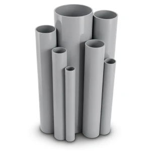 UPVC Pipes Outside Diameter 114.30 mm Thickness 3.91 mm Gray Color