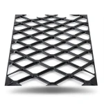 Hot Rolled Black Steel Expanded Metal Mesh Bahri Thickness 5.8 mm Width 1.22 m Length 5 m
