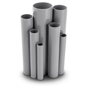 UPVC Pipes Outside Diameter 168.28 mm Thickness 5.77 mm Gray