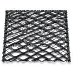 Hot Rolled Black Steel Expanded Metal Mesh 4.8 mm Thickness 1.22 m Width 5 m Length