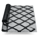 Hot Rolled Black Steel Expanded Metal Mesh Bahri 1.2 mm Thickness 2.44 m Width 1 m Length