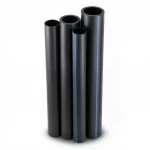 مواسير HDPE نيبروبلاست PE 100 ضغط 4 بار قطر خارجي 180 مم سمك 4.4 مم لون اسود