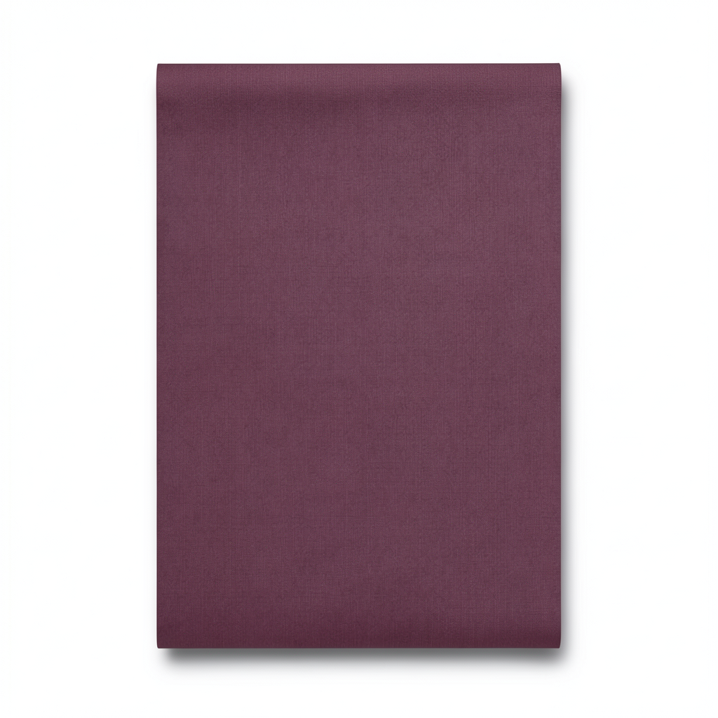 Plain Design Wallpaper Burgundy Color 10x1.06 m Italian, Model 97212