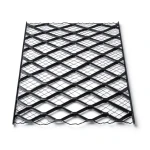 Hot Rolled Black Steel Expanded Metal Mesh Bahri 7 m Length 1.22 m Width 5.8 mm Thickness