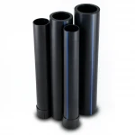 مواسير HDPE نيبروبلاست PE 100 ضغط 4 بار قطر خارجي 355 مم سمك 8.7 مم لون اسود