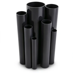 UPVC Pipes 6 Bar Pressure 88.7 mm Diameter 2.9 mm Thickness Black