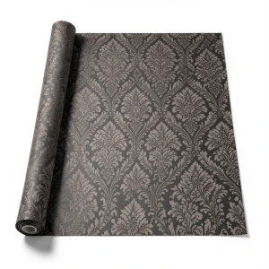 Italian Wallpaper Pattern Design 10m x 1.06m, Dark Beige