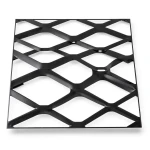 Hot Rolled Black Steel Expanded Metal Mesh Bahri 1.2 mm Thickness 2.44 m Width 1 m Length