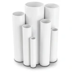 مواسير UPVC ضغط 15 بار قطر خارجي 75 مم سمك 4.8 مم لون أبيض