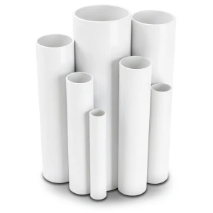 مواسير UPVC ضغط 15 بار قطر خارجي 75 مم سمك 4.8 مم لون أبيض