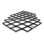 Hot Rolled Black Steel Expanded Metal Mesh Bahri 7 m Length 1.22 m Width 5.8 mm Thickness