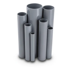 UPVC Pipes Outside Diameter 125 mm Thickness 3.7 mm Gray Color