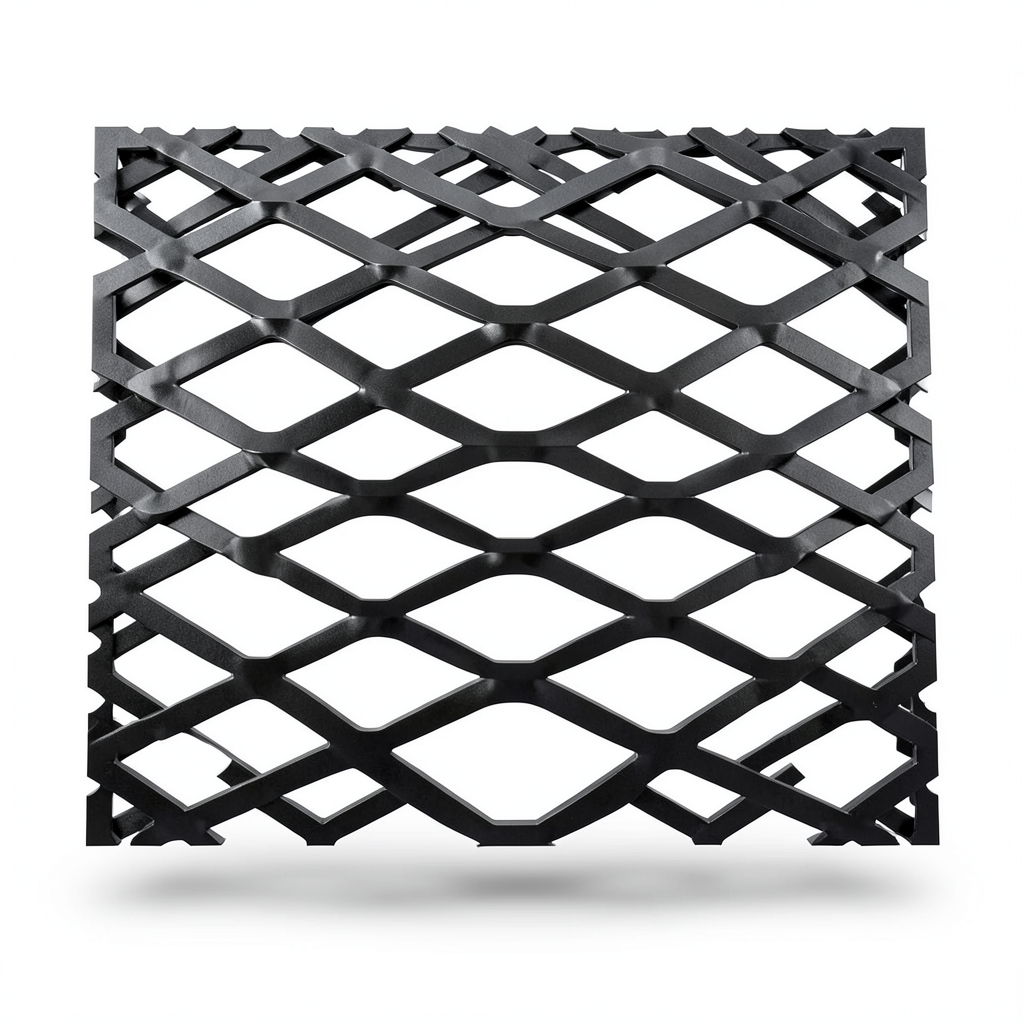 Hot Rolled Steel Expanded Metal Mesh Bahri 6 mm Thickness 1.22 m Width 7 m Length