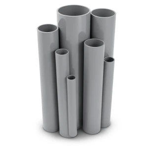 UPVC Pipes Nominal Pressure 15 Bar Outside Diameter 75 mm Thickness 4.8 mm Gray