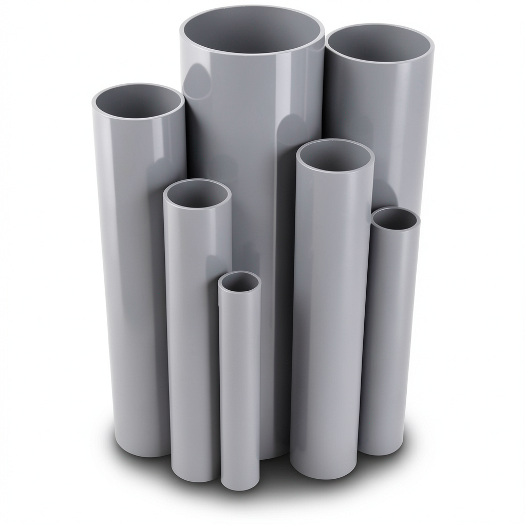 UPVC Pipes Outside Diameter 250 mm Thickness 7.3 mm Gray Color
