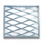 Galvanised Steel Expanded Metal Mesh  Bahri Thickness 5.8 mm Width 1.22 meter Length 5 meter | Bait Al Tatawor Company