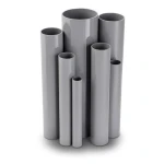 مواسير UPVC قطر خارجي 400 مم سمك 11.7 مم لون رمادي