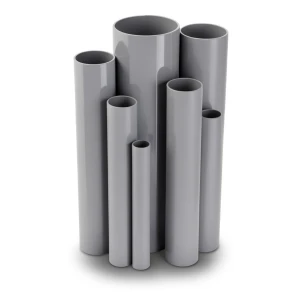 UPVC Pipes Outside Diameter 400 mm Thickness 11.7 mm Gray