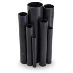 مواسير UPVC ضغط اسمي 15 بار قطر خارجي 75 مم سمك 4.8 مم لون اسود