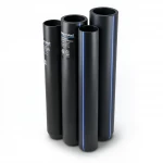 مواسير HDPE نيبروبلاست PE 80 ضغط 3.2 بار قطر خارجي 180 مم سمك 4.4 مم لون اسود