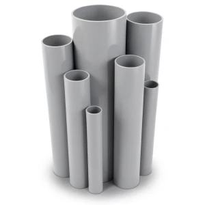 UPVC Pipes Pressure 15 Bar Outside Diameter 75.3 mm Thickness 5.5 mm Gray