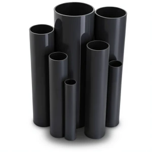 UPVC Pipes 9 Bar Pressure 3 Inch Size 88.7 mm OD 3.5 mm Thickness Black