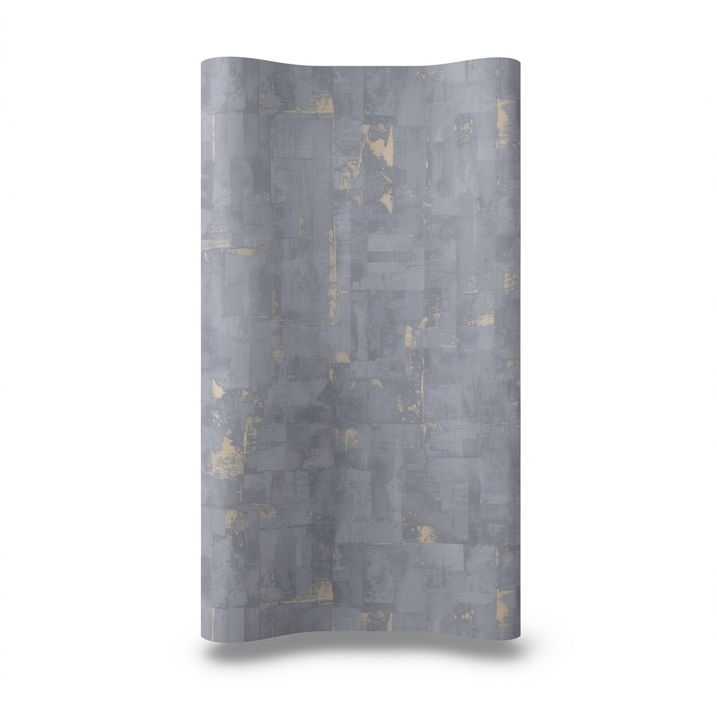 German Wallpaper Gray Color Length 10 m Width 0.53 m Model 10179-10