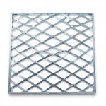 Galvanised Steel Expanded Metal Mesh  Bahri Thickness 5.8 mm Width 1.22 meter Length 6 meter | Bait Al Tatawor Company