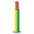 25mm Single Wire 450/750Rated Voltage, Stranded Copper Conductor PVC Insulation, Yellow/Green Color | Alfanar