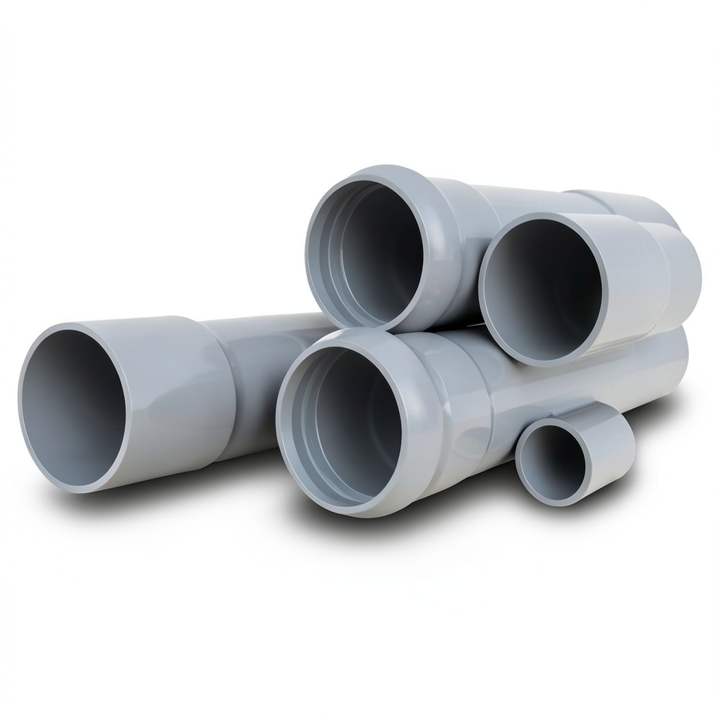 UPVC Pipes Nominal Pressure 16 Bar Outside Diameter 315 mm Thickness 23.4 mm Gray