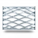 Galvanised Steel Expanded Metal Mesh  Bahri Thickness 3 mm Width 1.22 M Length 7 meter | Bait Al Tatawor Company