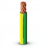 500mm2 Single Electrical Wire 450/750V, Stranded Copper Conductor PVC Insulated, Yellow/Green Color | Alfanar