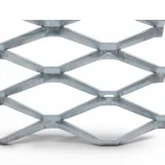 Galvanised Steel Expanded Metal Mesh  Bahri Thickness 4.8 mm Width 1.22 meter Length 7 meter | Bait Al Tatawor Company