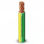سلك مفرد 630 مم2 450/750 فولت، موصل نحاس مجدول عزل PVC لون اصفر/اخضر | الفنار
