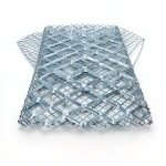 Galvanised Steel Expanded Metal Mesh  Bahri Thickness 6 mm Width 1.22 M Length 7 meter | Bait Al Tatawor Company