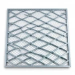 Galvanised Steel Expanded Metal Mesh  Bahri Thickness 1.2 mm Width 2.44  meter Length 1 meter | Bait Al Tatawor Company