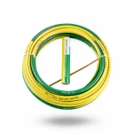 سلك مفرد 25 ملم 450/750 فولت، موصل نحاس مجدول معزول PVC لون اصفر/اخضر | الفنار