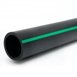 مواسير بلاستيك HDPE ضغط  4 بار [PE 80] قطر خارجي 315 مم  SDR 33  لون اسود مع خط اخضر | مصنع المنى