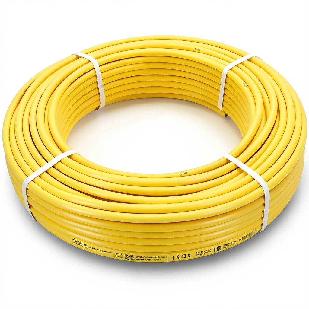أنابيب HDPE نيبروبلاست PE 100 ضغط 6 بار قطر خارجي 125 مم سمك 4.5 مم لون أصفر | نيبروبلاست