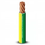 500mm2 Single Electrical Wire 450/750V, Stranded Copper Conductor PVC Insulated, Yellow/Green Color | Alfanar