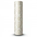 Italian Wallpaper Beige Color Patterned Design, Size 10mx0.70m, Model 14148